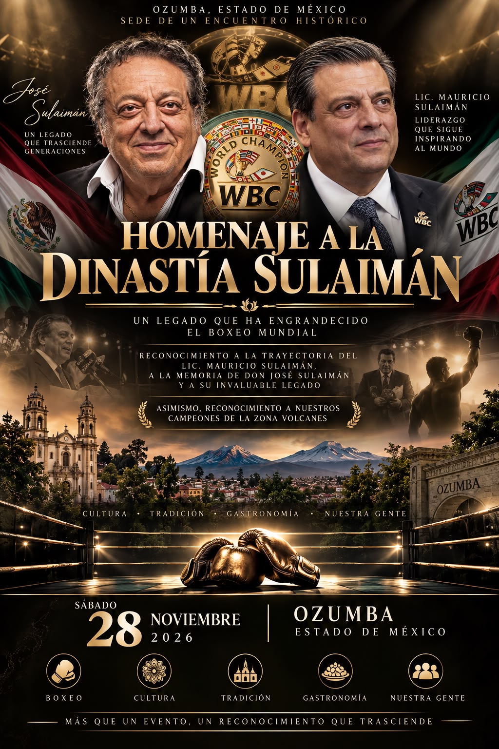 OZUMBA OZUMBA SE PROYECTA AL MUNDO! CON EL RESPALDO DEL CONSEJO MUNDIAL DE BOXEO (WBC)