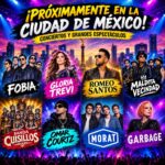 Prximos conciertos en la cdmx